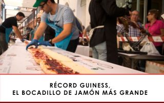 El bocadillo de jamón más grande del mundo