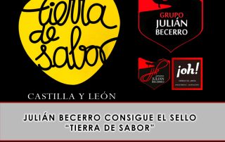 Julián Becerro consigue el sello Tierra de Sabor