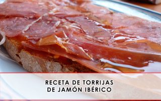 torrijas de jamón ibérico