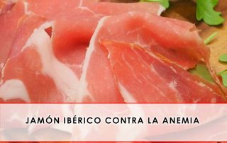 jamon iberico contra la anemia