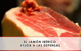 El jamón ibérico ayuda a las defensas