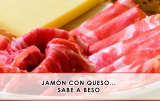 jamón con queso sabe a beso - Maridar jamón y queso - Grupo Julián Becerro