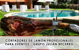Cortadores de jamón profesionales para eventos - Grupo Julián Becerro